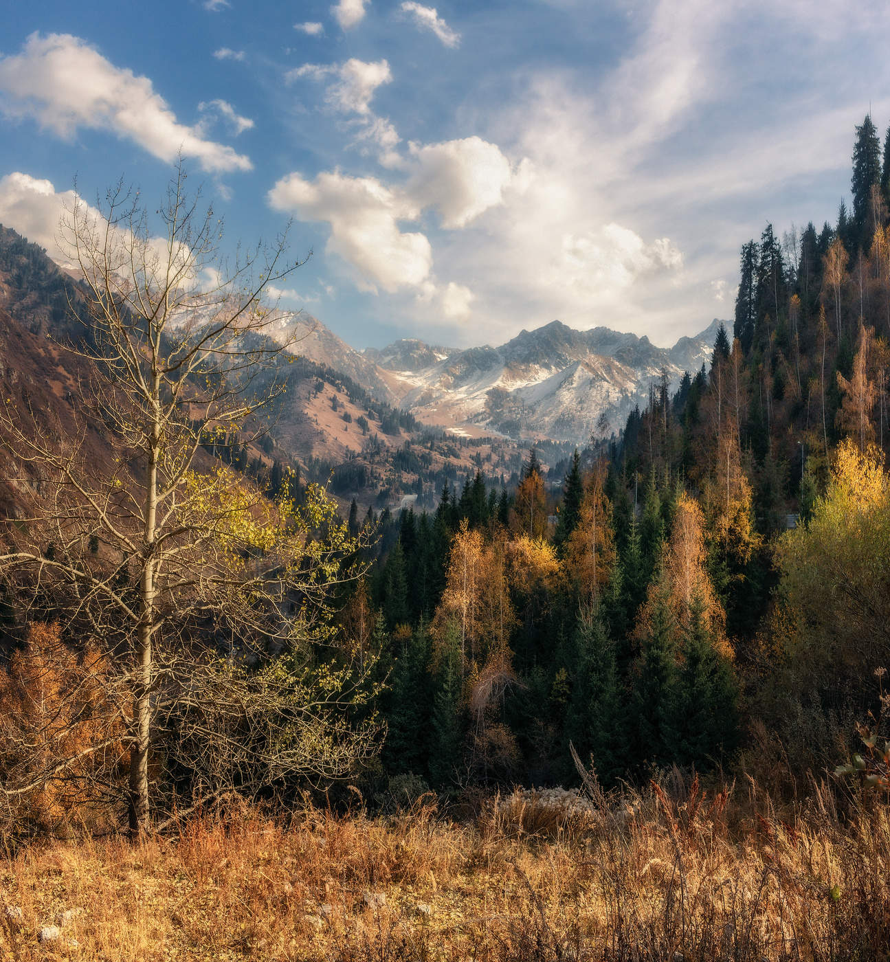Осень в горах Медео.