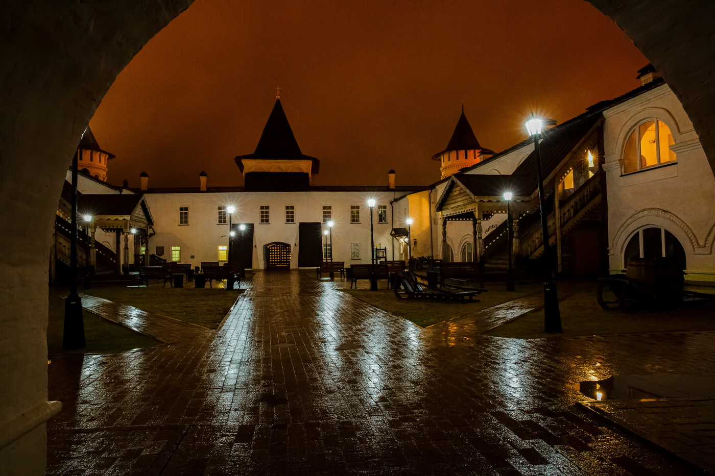 Вечерний Тобольский Кремль.