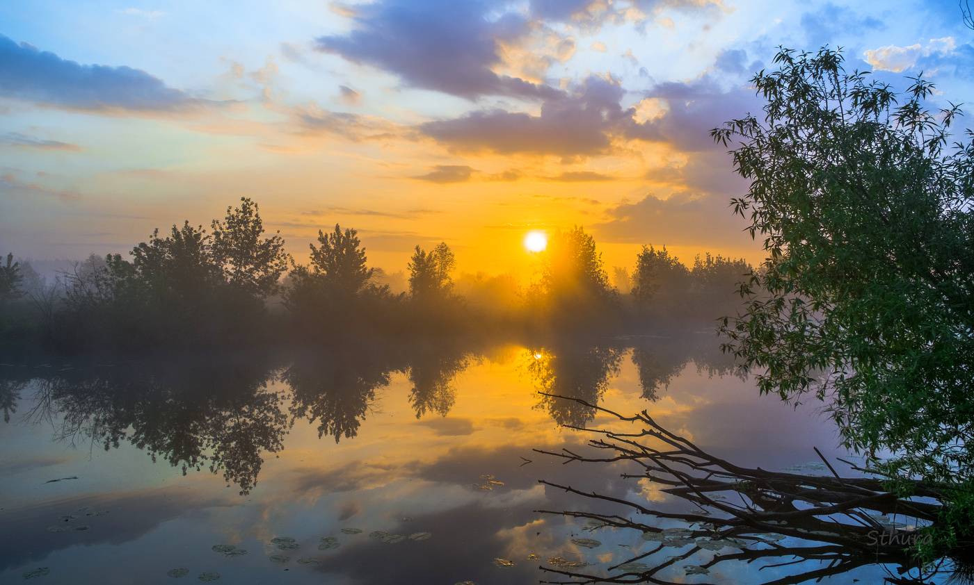Рассвет. Весна.