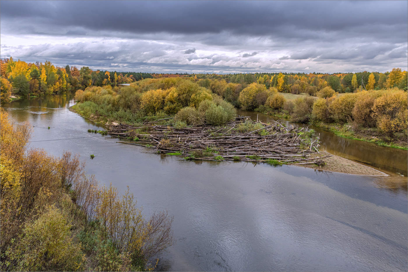 Левый приток Волги р.Кокшага