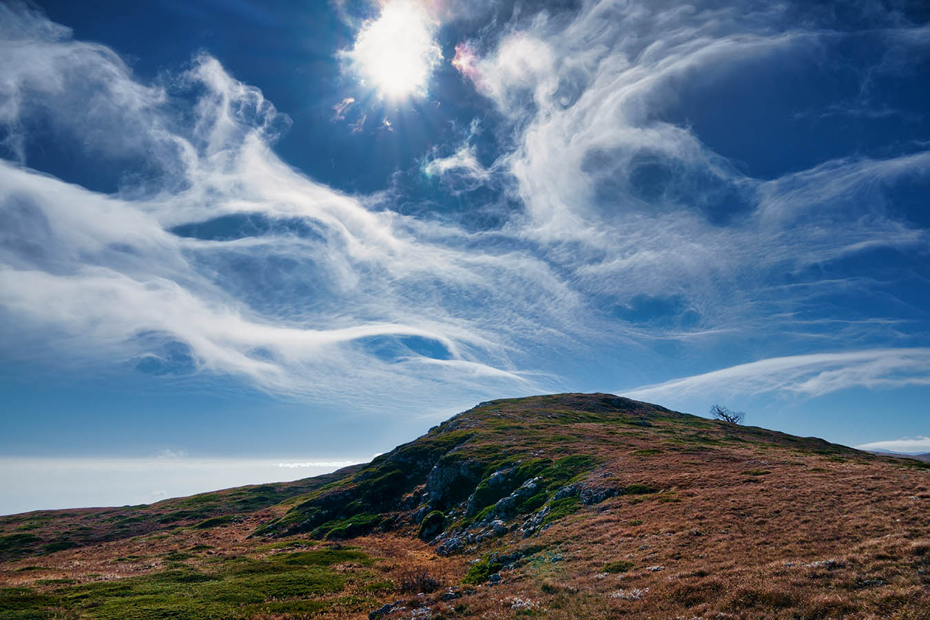 На верхнем плато
