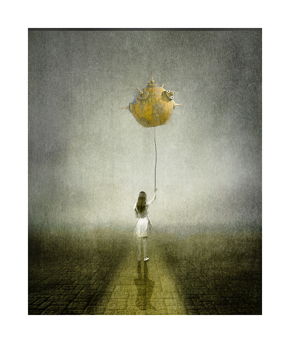 девочка с шариком на дороге из желтого кирпича