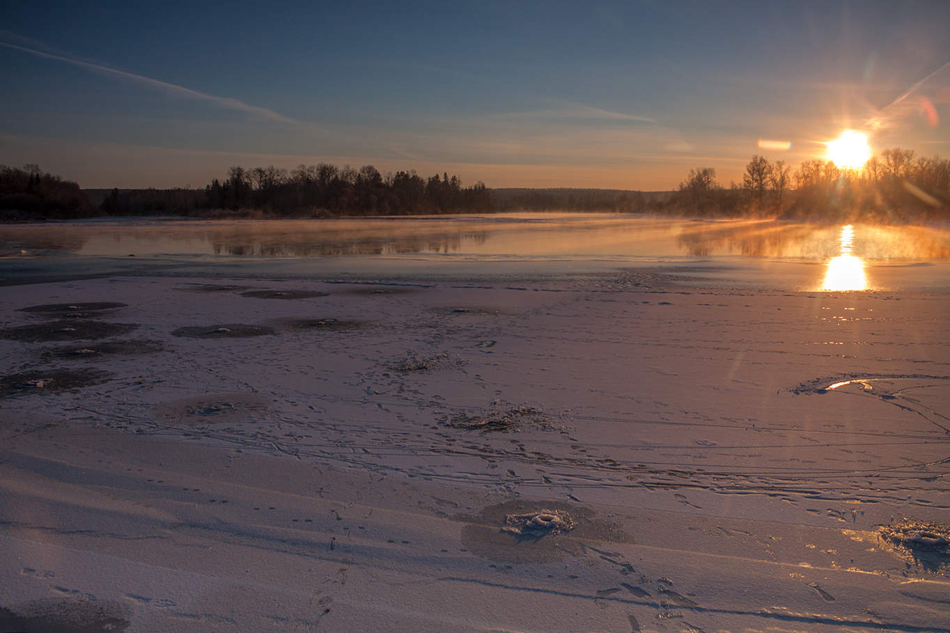 По первому льду