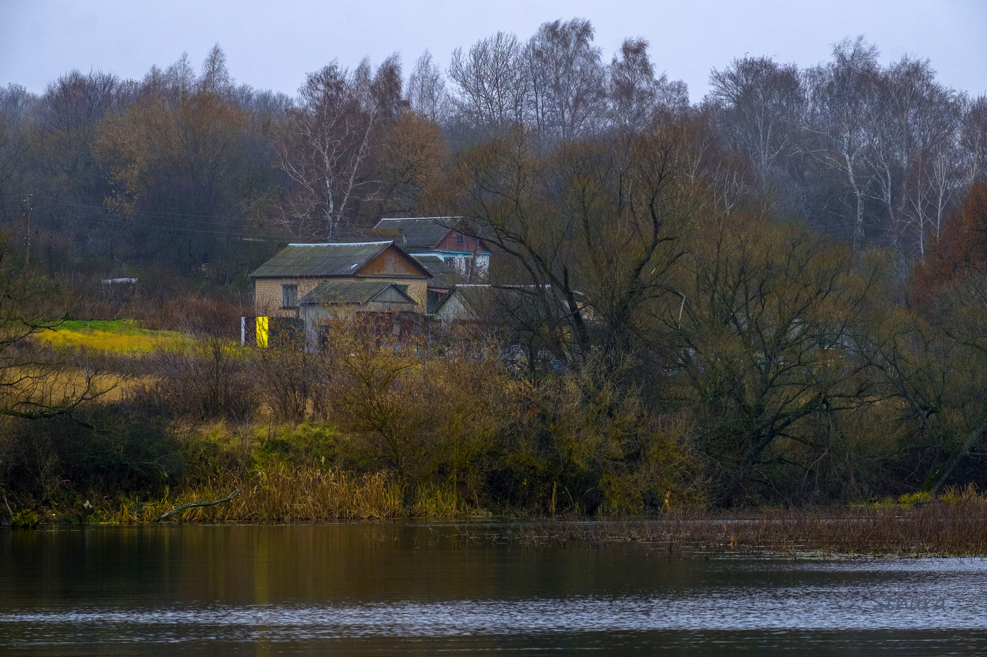 Деревенские дома.