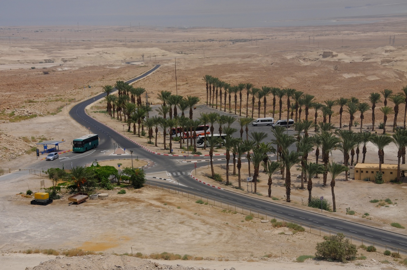 Вид с крепости Масада