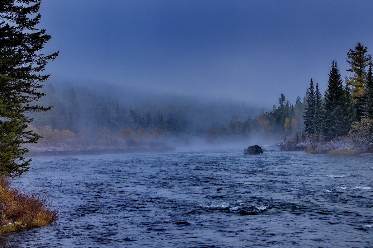 *Холодное утро на Мульте.**