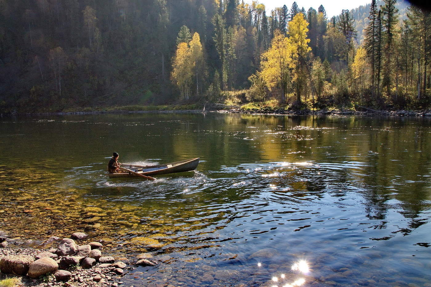 Осенним днём на Бии.