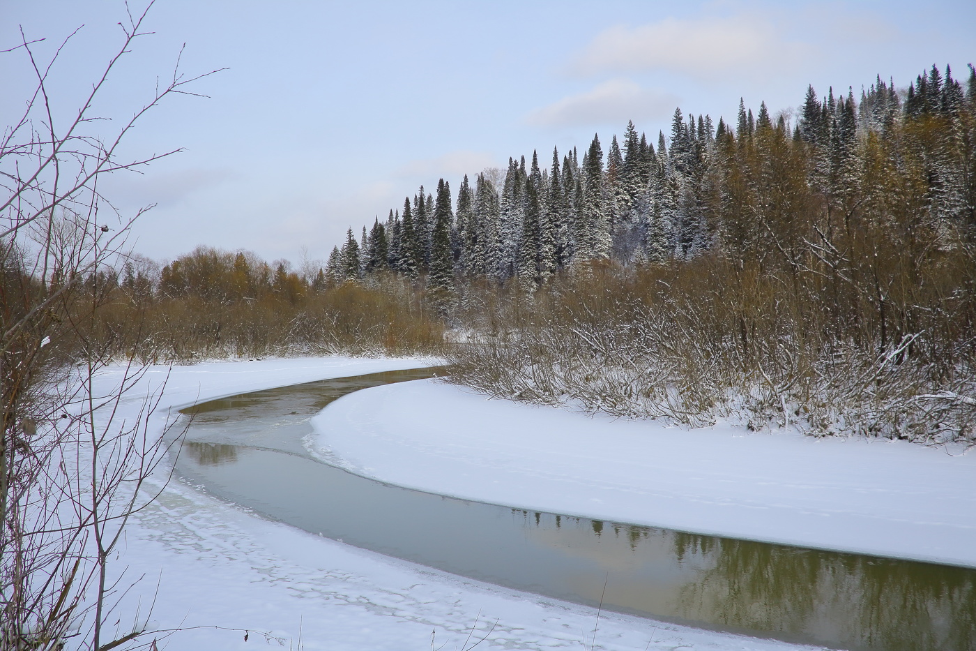 Тайга примерила наряд зимы