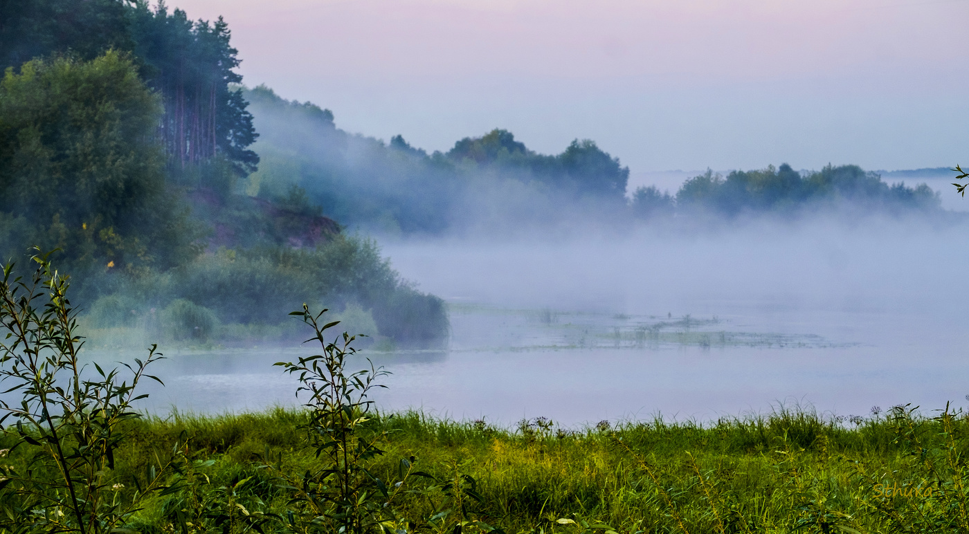 Туман. Ока.