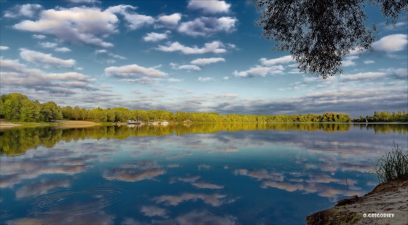 В тихой гавани.