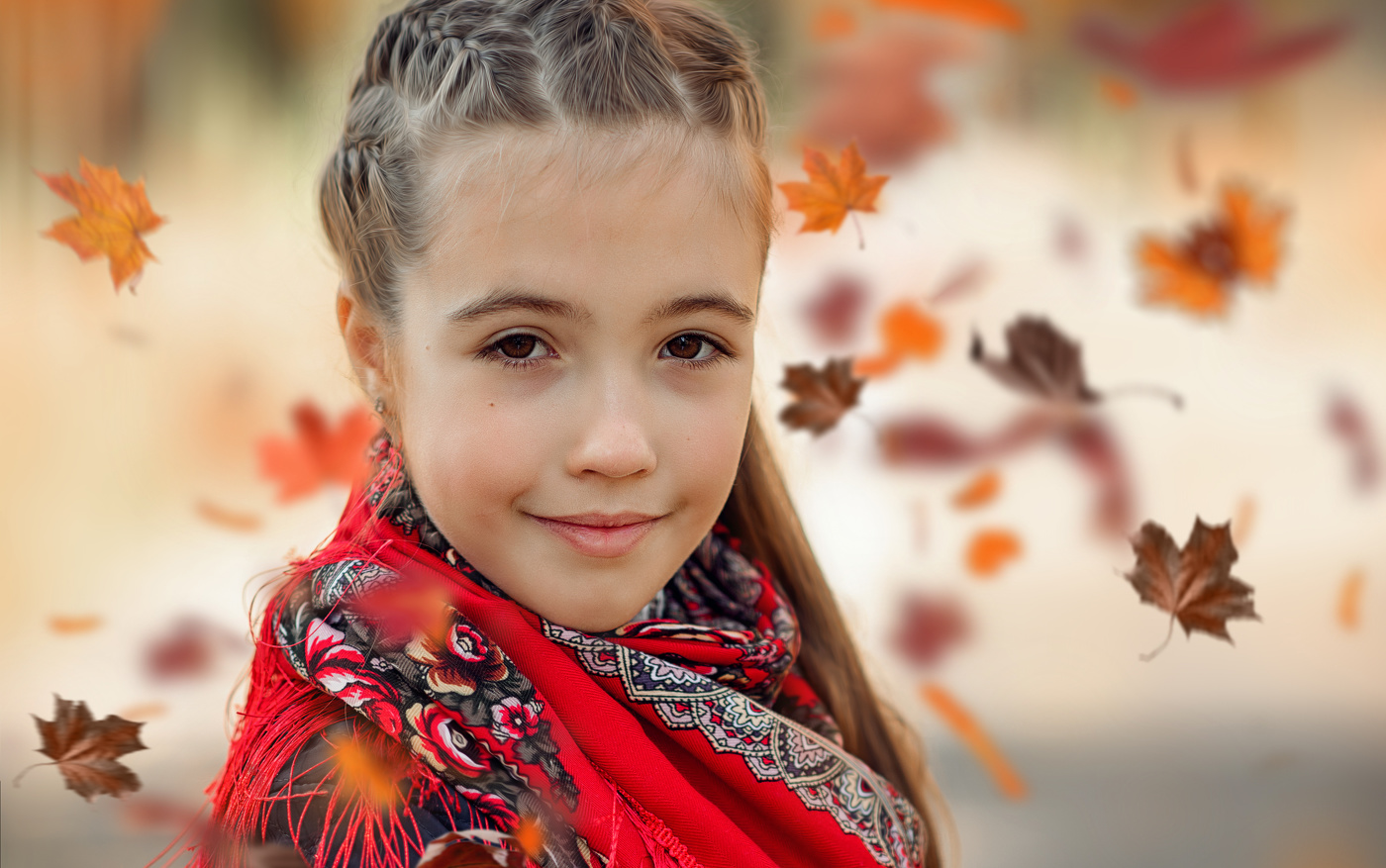 Девочка-осень..