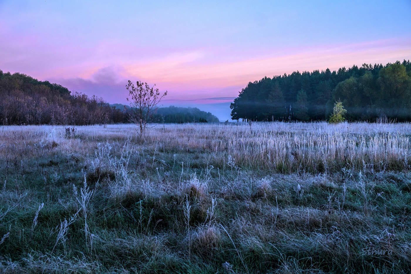 Рано утром.