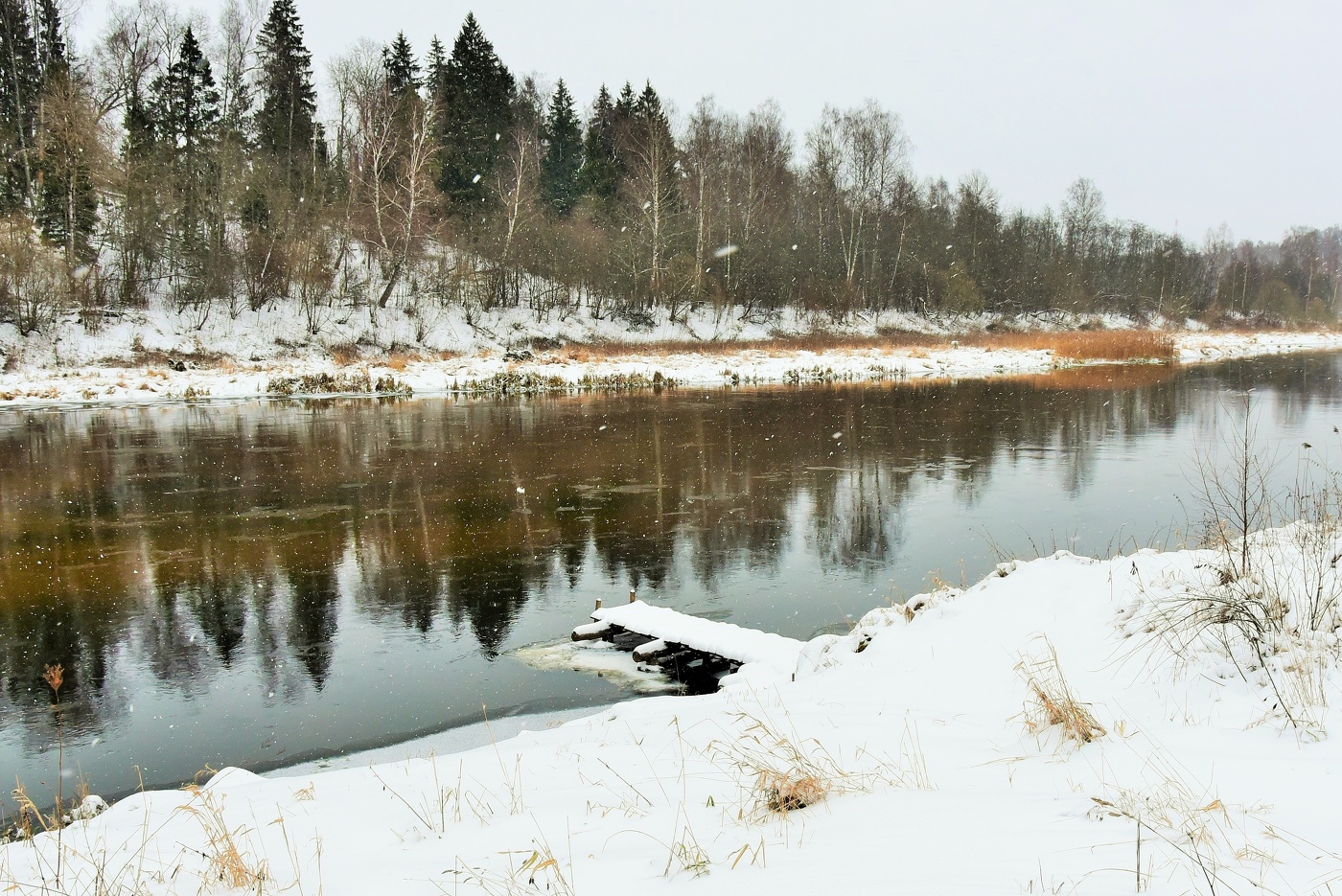 "Зима пришла! Взялась за дело, не тронула лишь воды рек..."