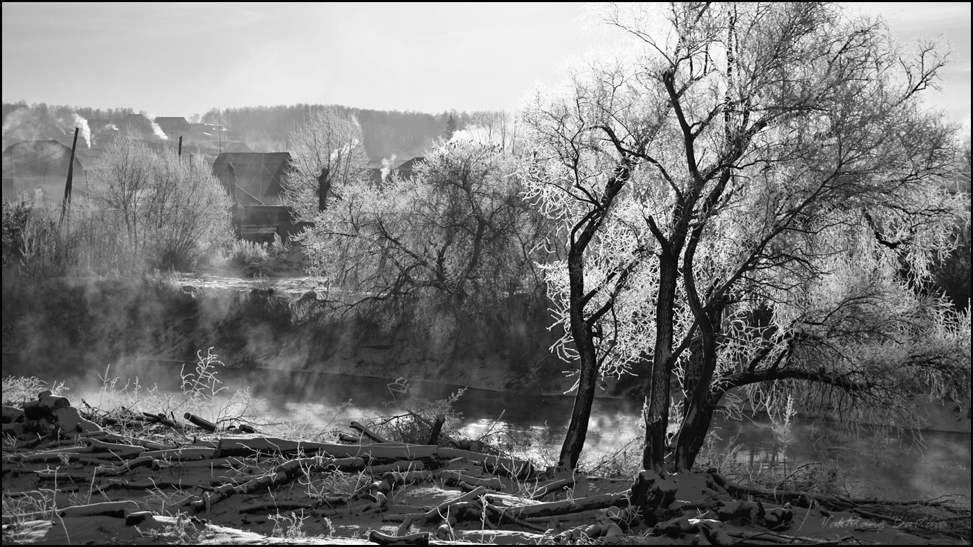 Деревенское утро.