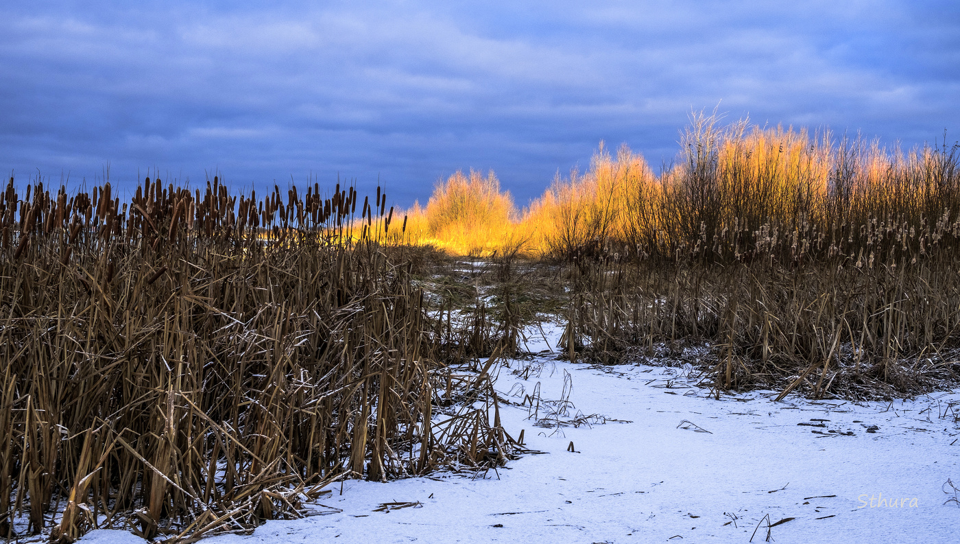 На рассвете.