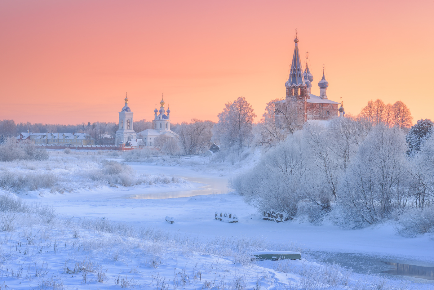 Морозное утро в Дунилово...