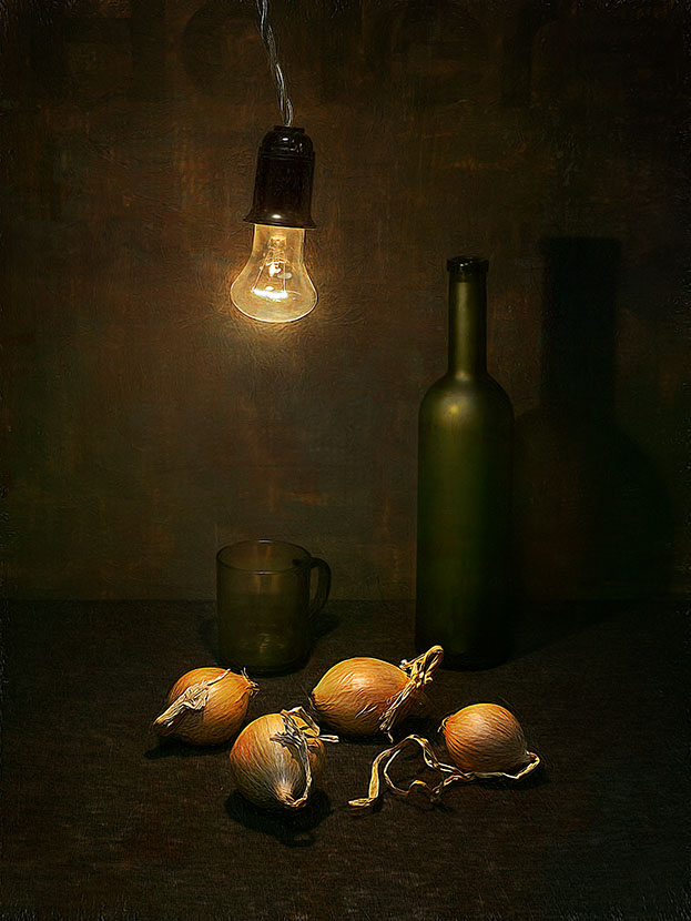 натюрморт с луком