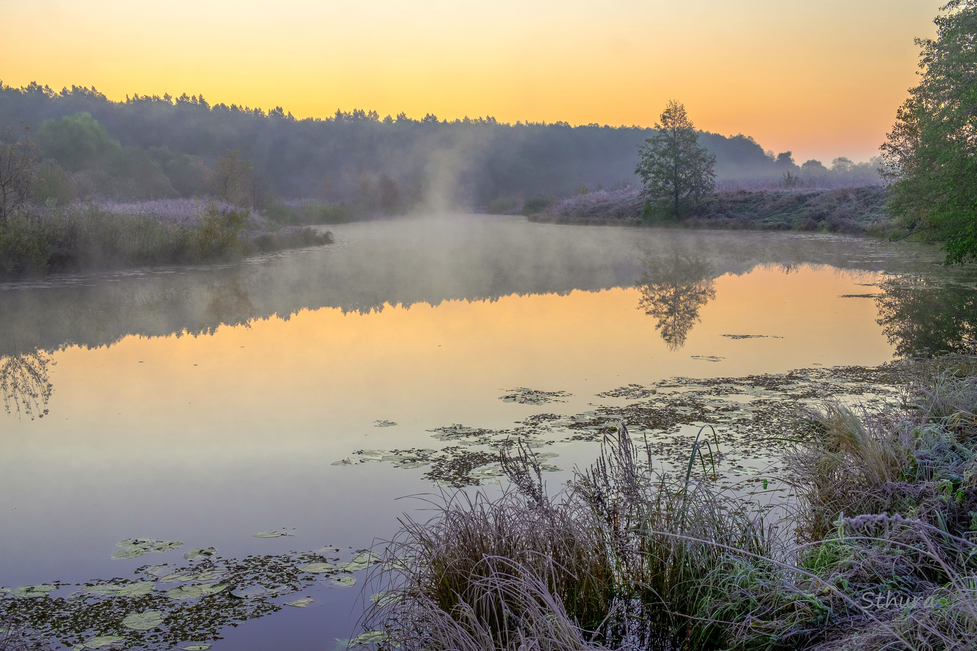 Утренние заморозки.