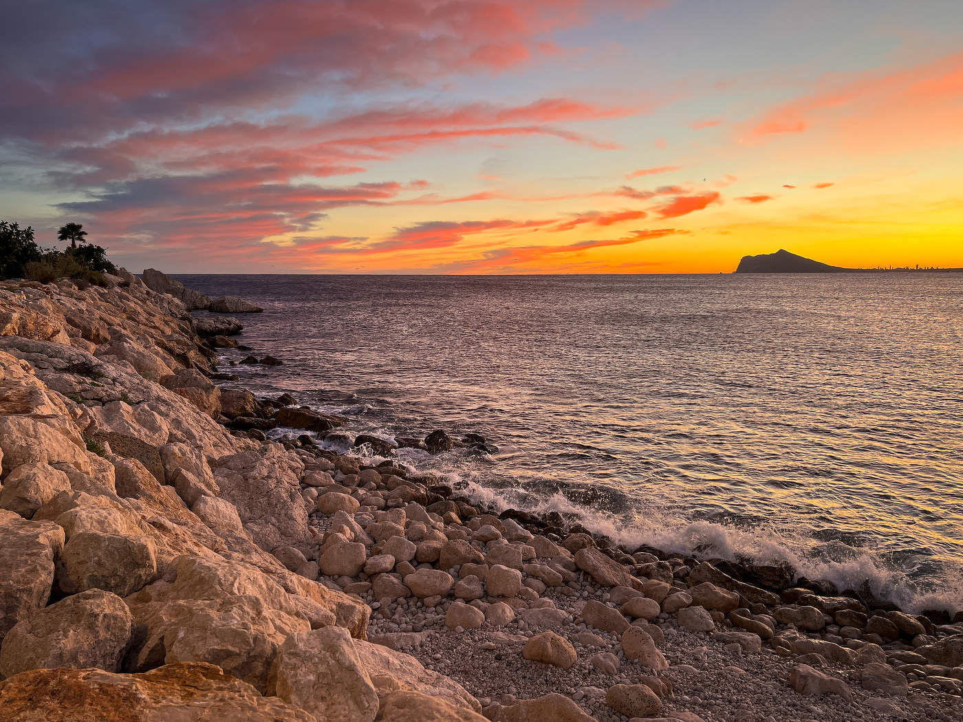 На закате...