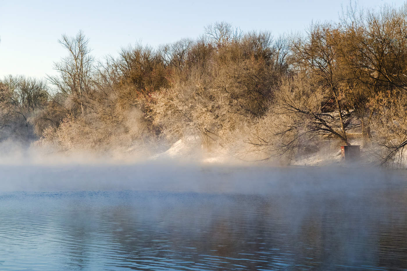 Морозное дыхание реки