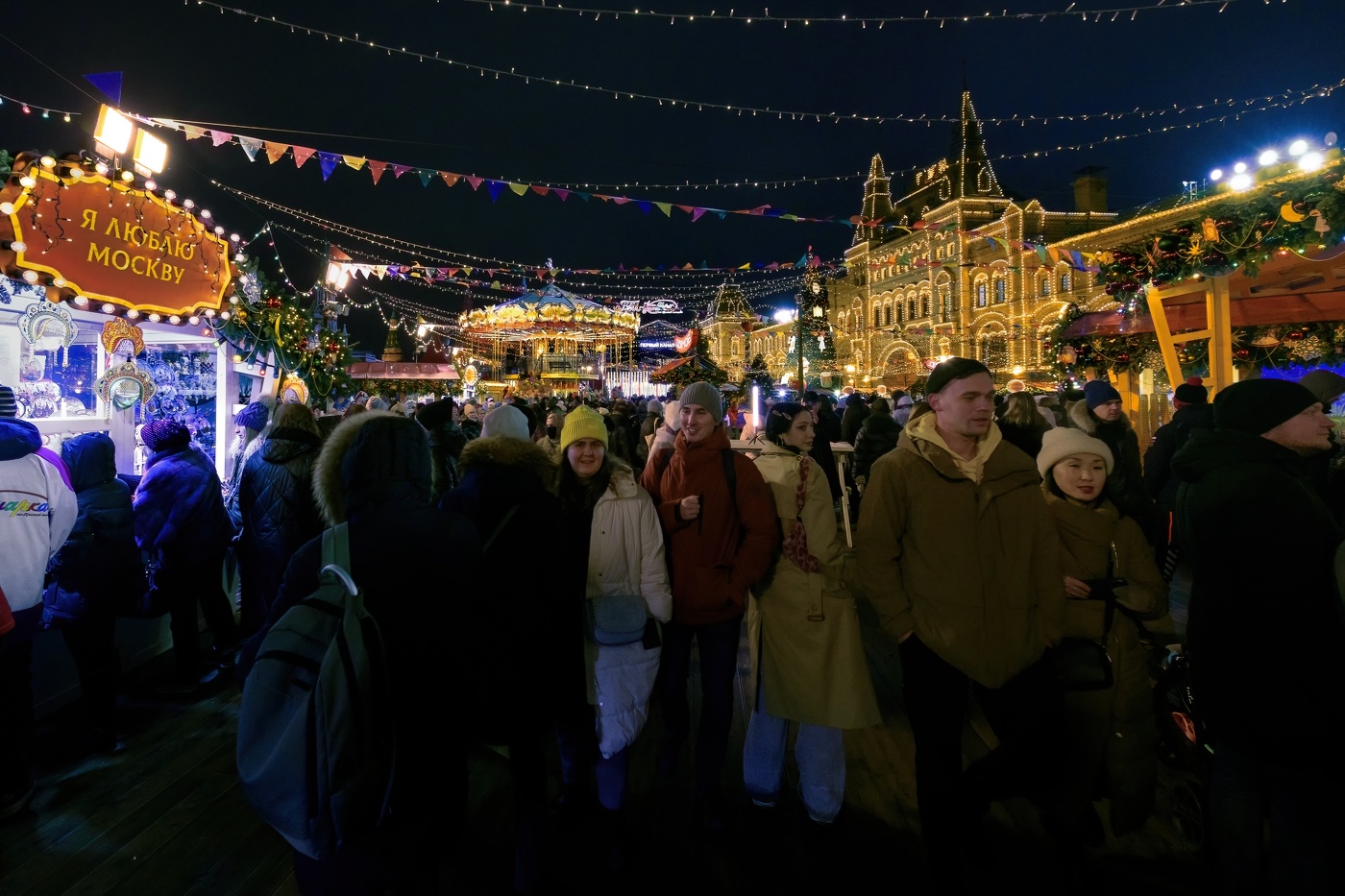 Гуляния на Красной площади