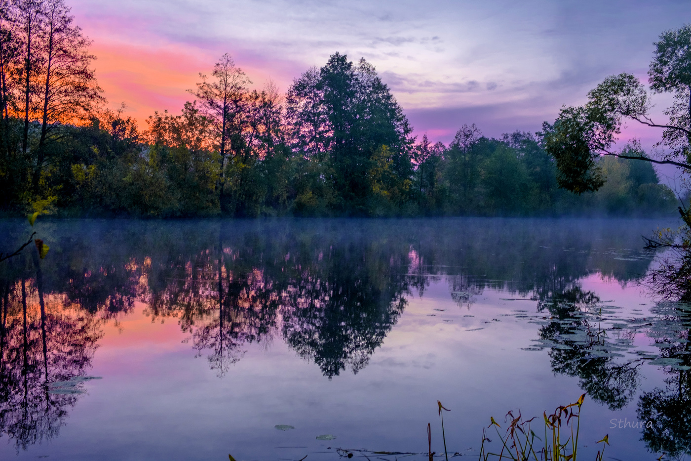 Осеннее утро.