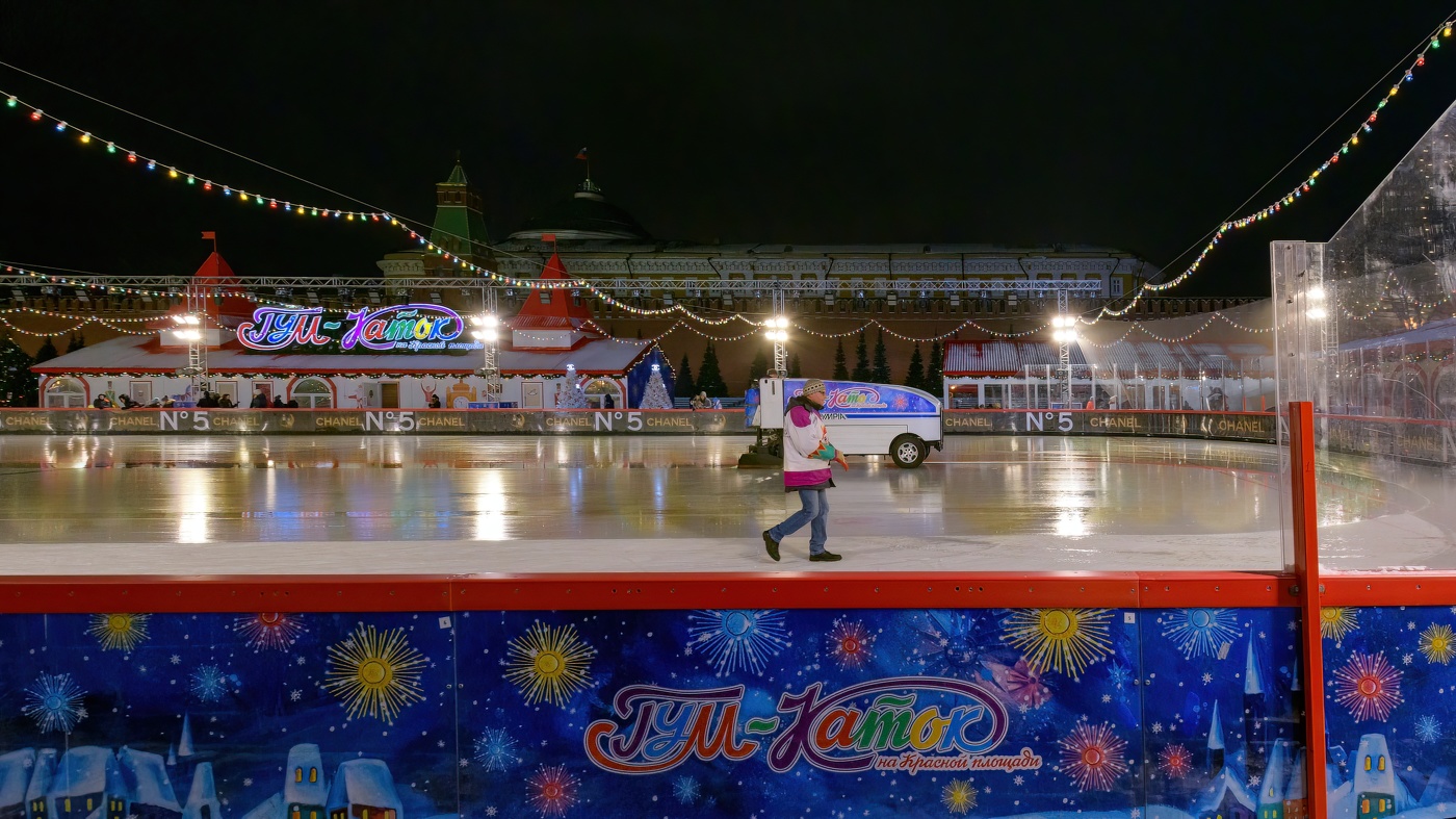 Каток на Красной площади