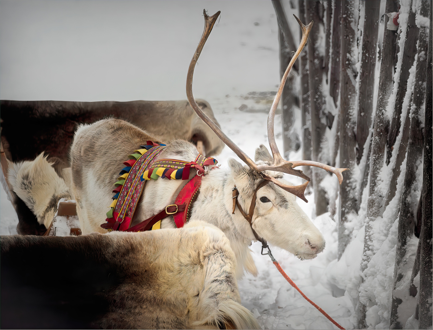 Санта Клаус готовится в путь