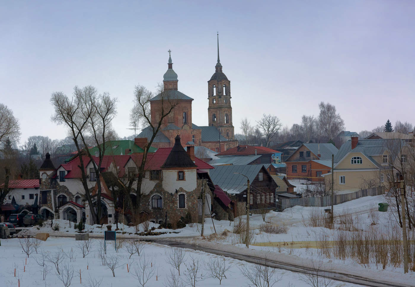 зимнее утро в Суздале