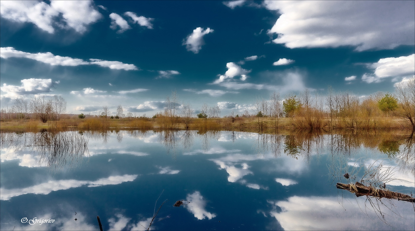 В голубой бездне ...