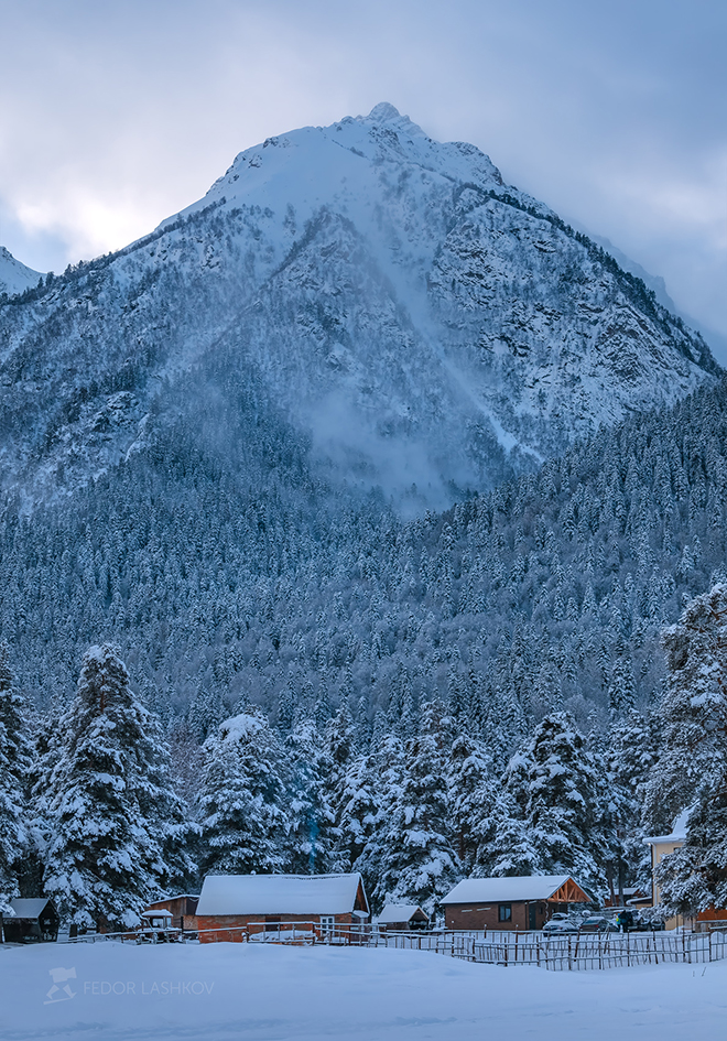 Архызская зима