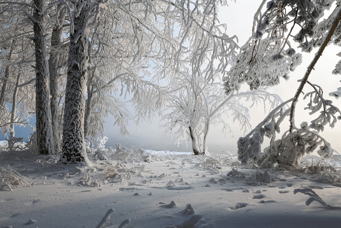 У парящей воды