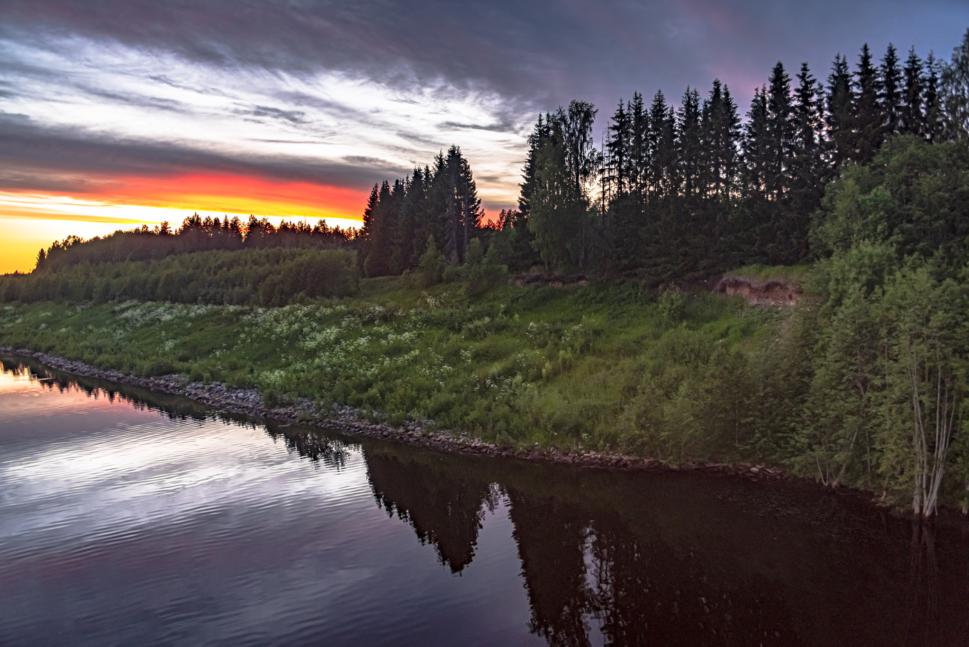 Вечерний берег