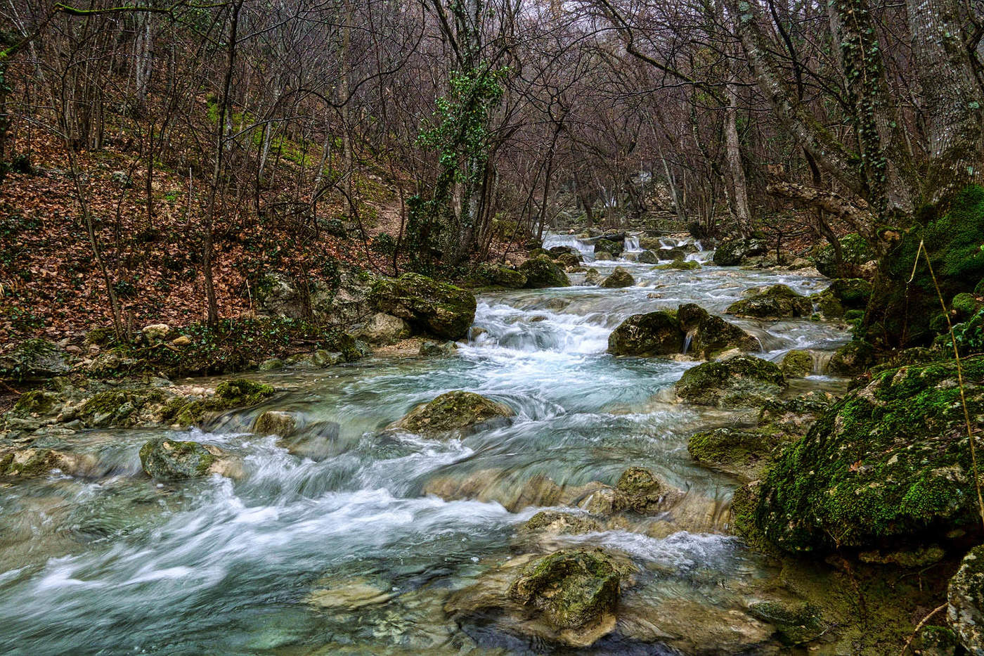 В Кизилкобинском ущелье