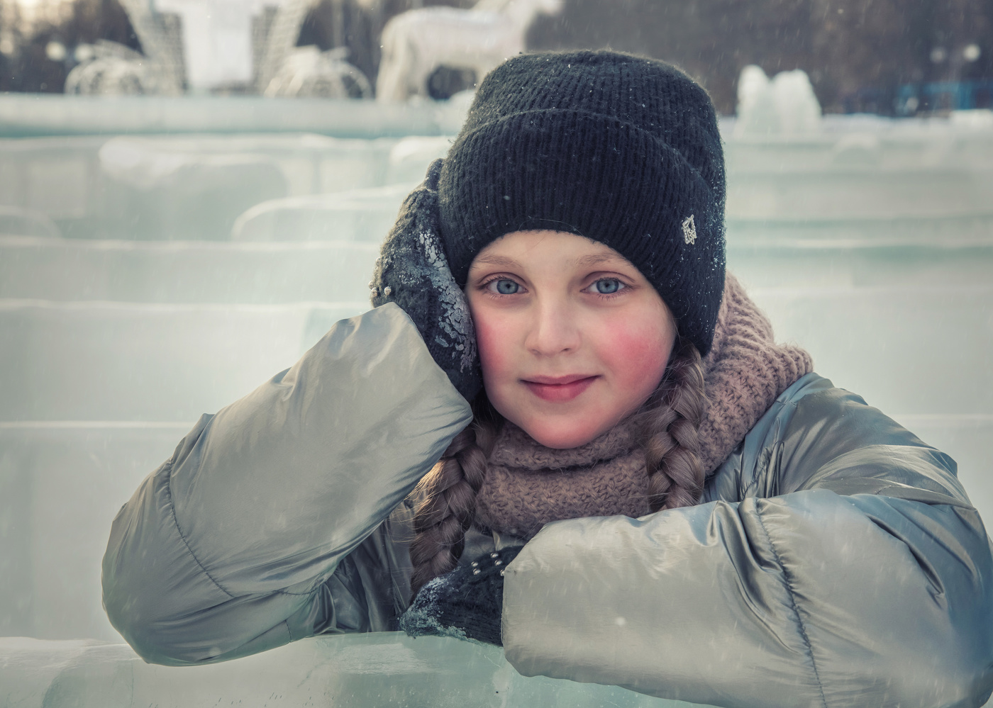 Ну чем не Снегурочка!