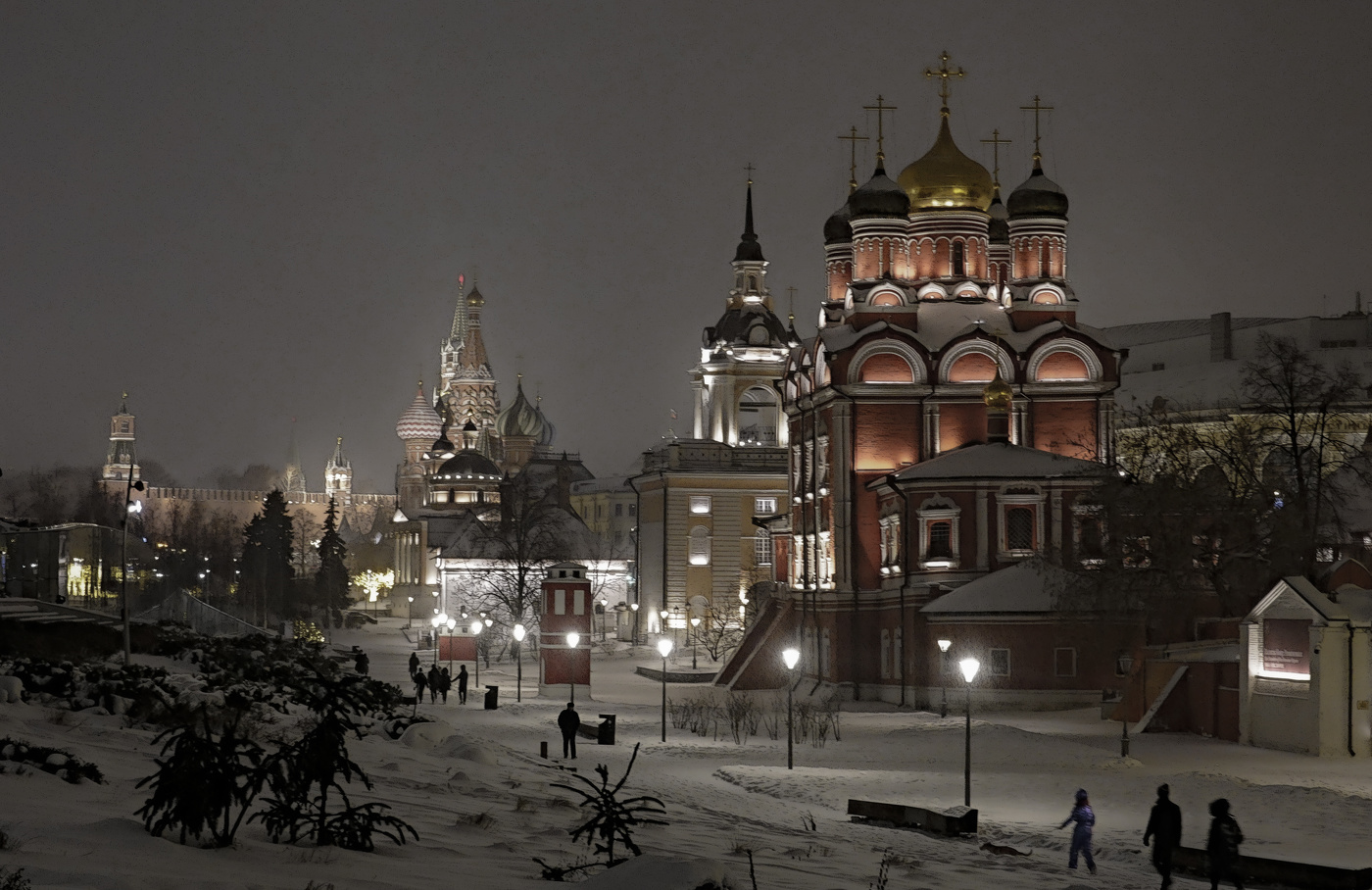 Москва снежная