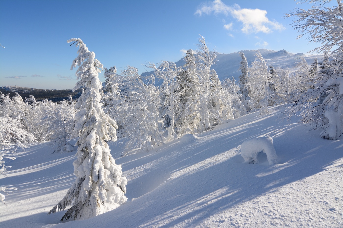 Зима в горах.