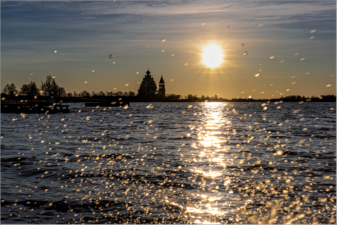 Погост на закате...