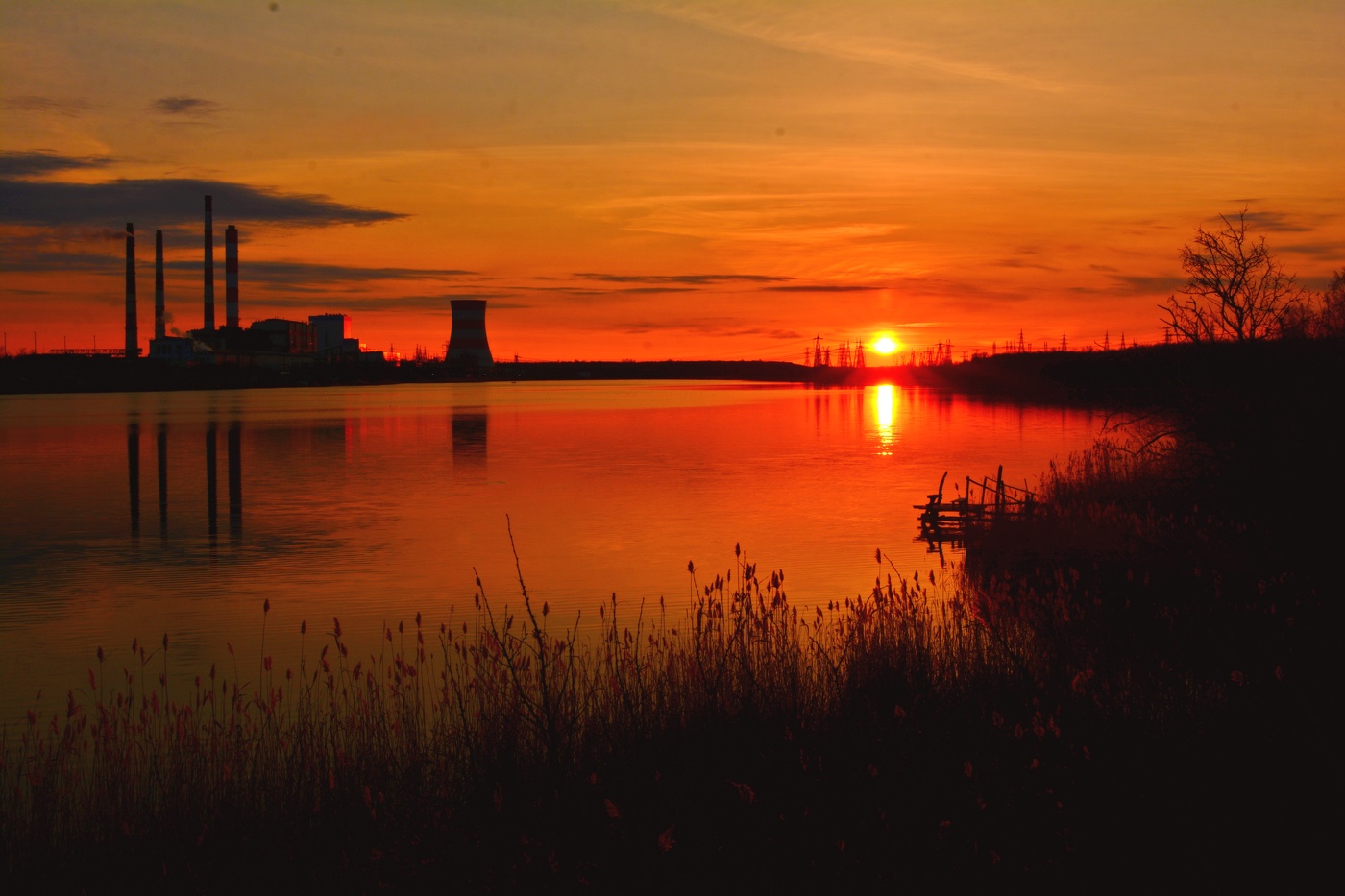 Осенний закат.