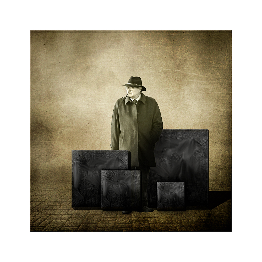 продавец чёрных квадратов