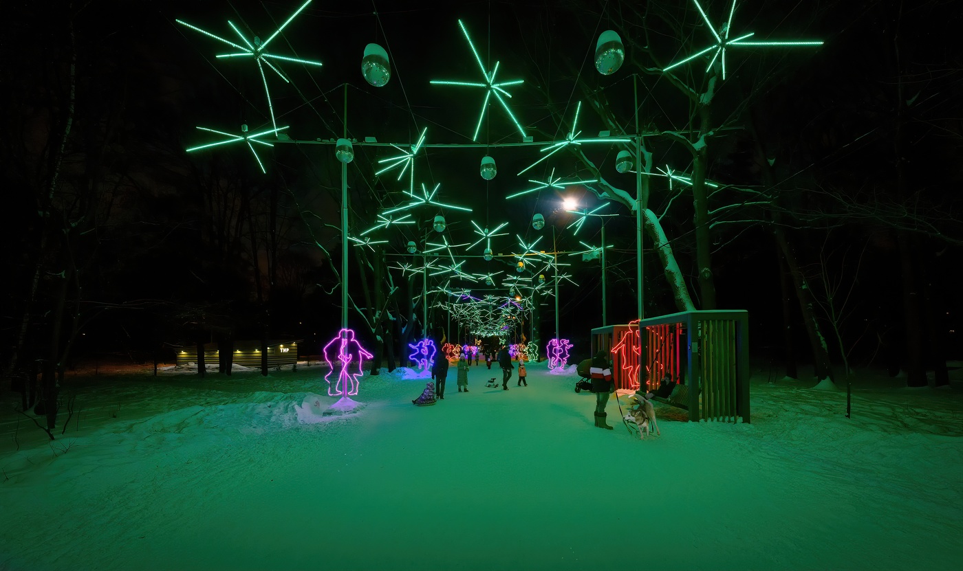 "Танцующая аллея" в парке Сокольники -3