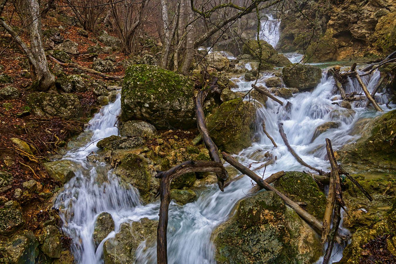 Январь в Кизилкобинском ущелье
