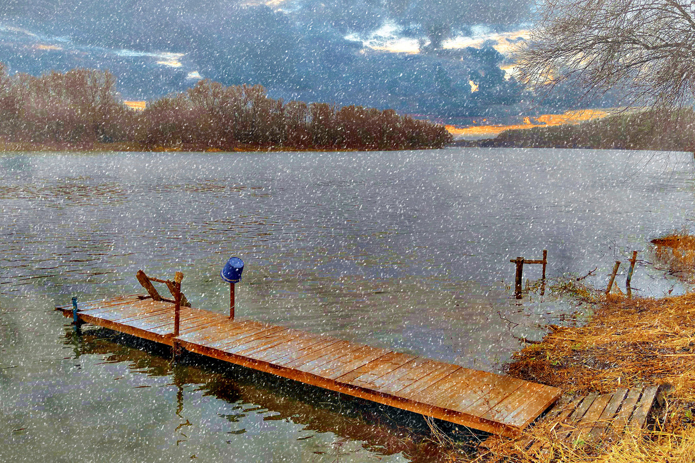 Первый снег.