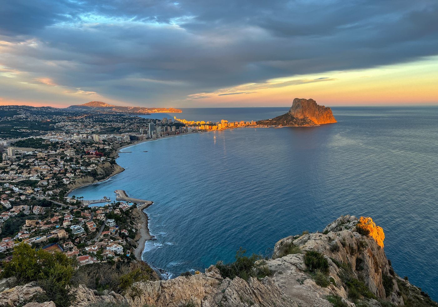 На закате...