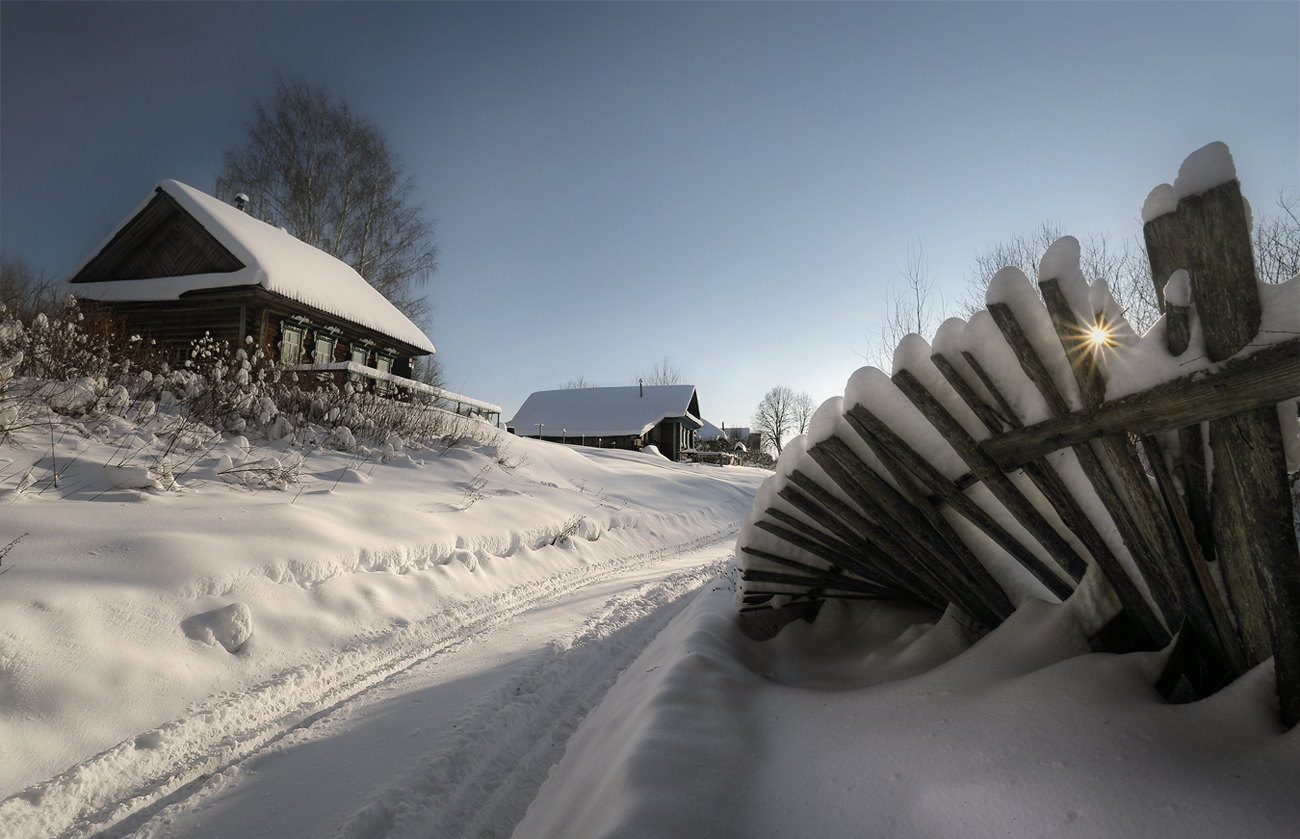 Зима в деревне