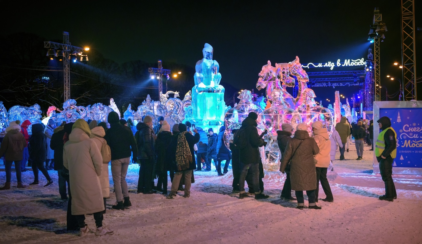 Выставка ледяных фигур