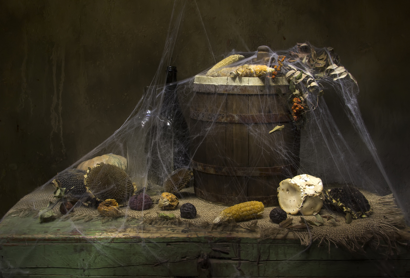 В чуланчике...