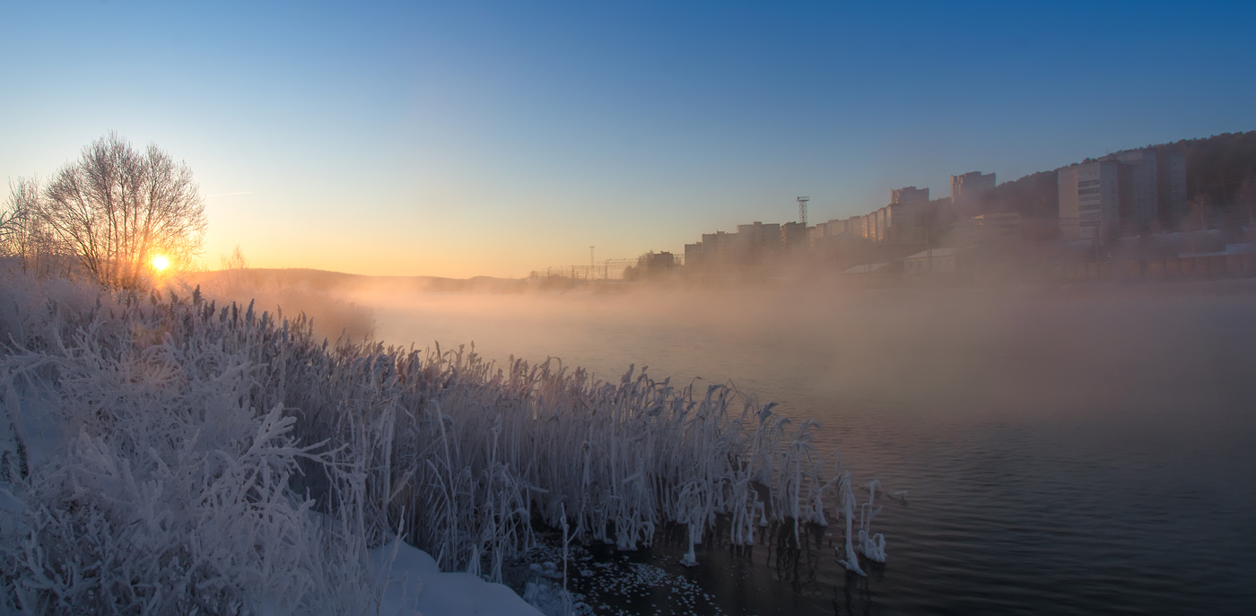 Город в тумане