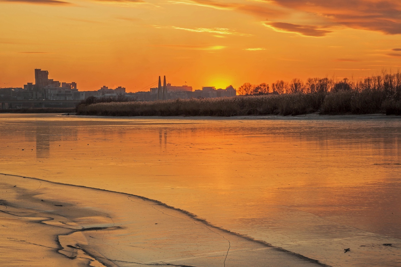 Закат на Казанке