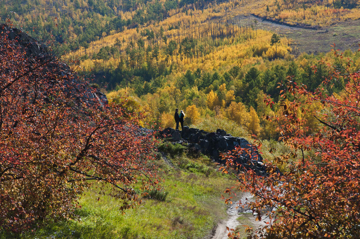 На фоне осени